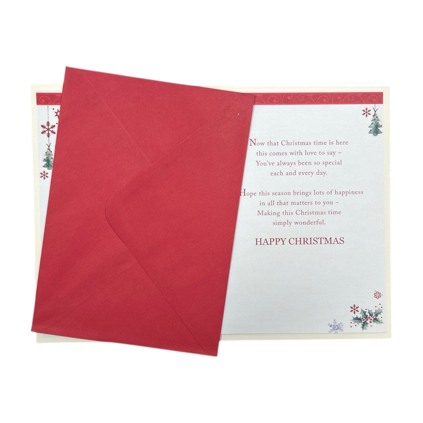 For Daughter In Law Cute Bear & Holiday Magic Christmas Card