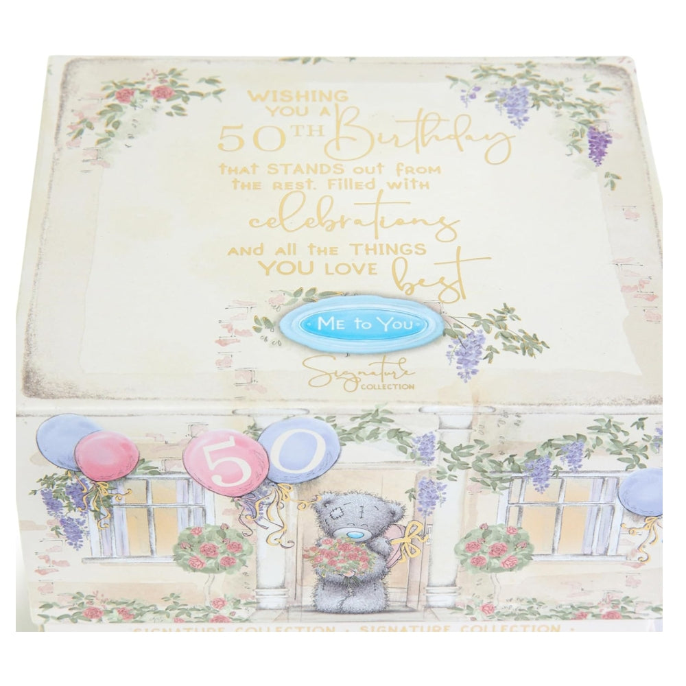 Me to You Tatty Teddy Luxury Bone China Mug in Satin Lined Box 50th Birthday Gift Signature Collection
