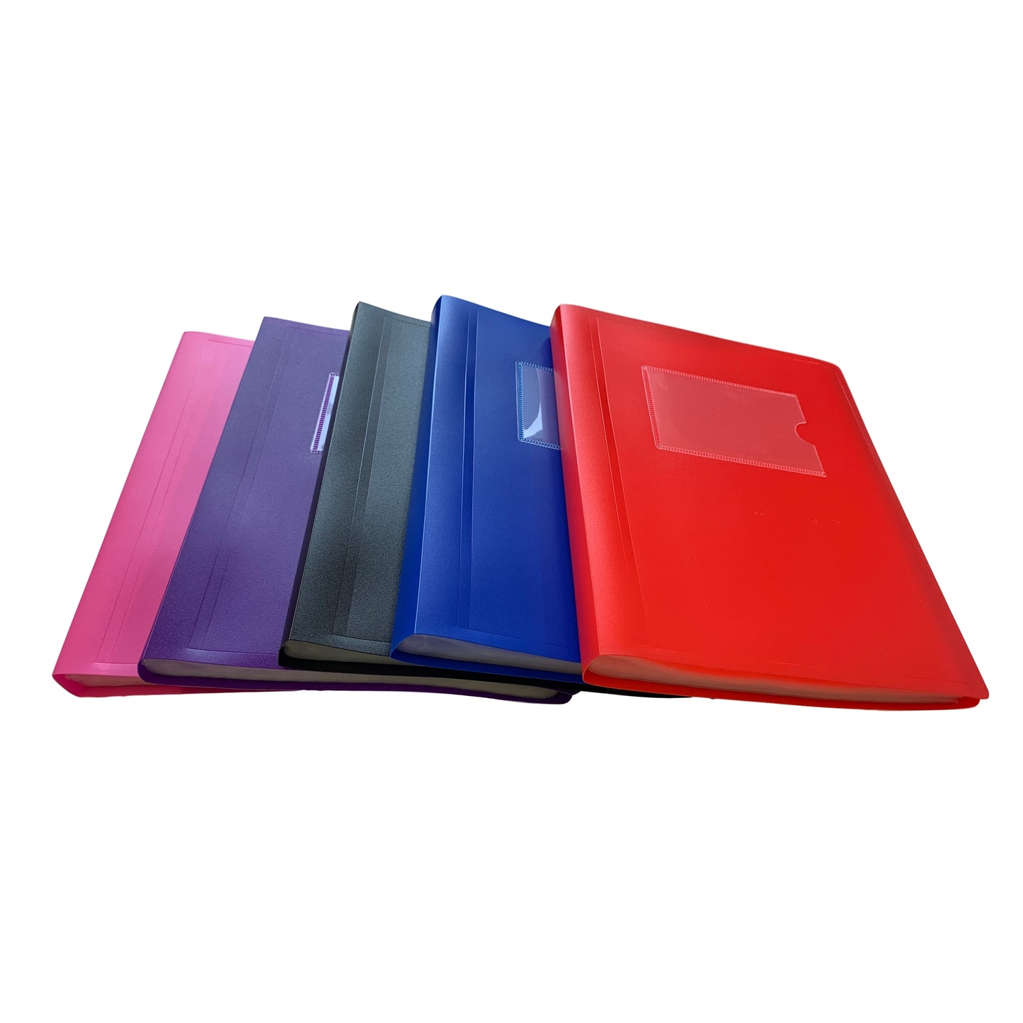A5 Blue Flexible Cover 100 Pocket Display Book