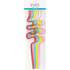Pack of 8 12" Plastic Squiggle Straws