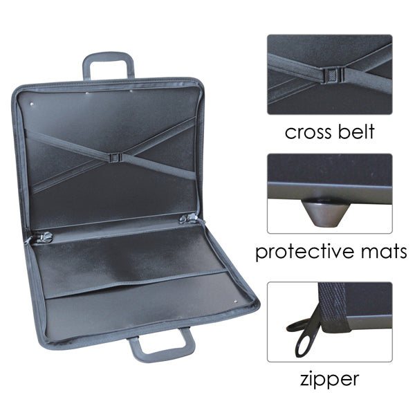 A2 Professional School PP Expandable Art Portfolio Folder Carrying Cas ...