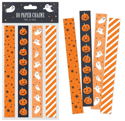 Peal & Seal 80 Halloween Paper Chain Decorations