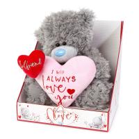 Me to You Bear 9" Girlfriend Padded Heart Verse
