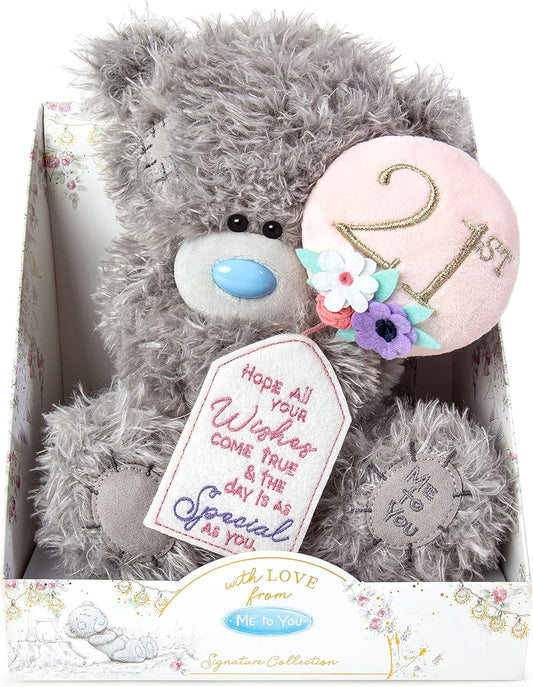 Me To You Bear 9" 21st Birthday Plush