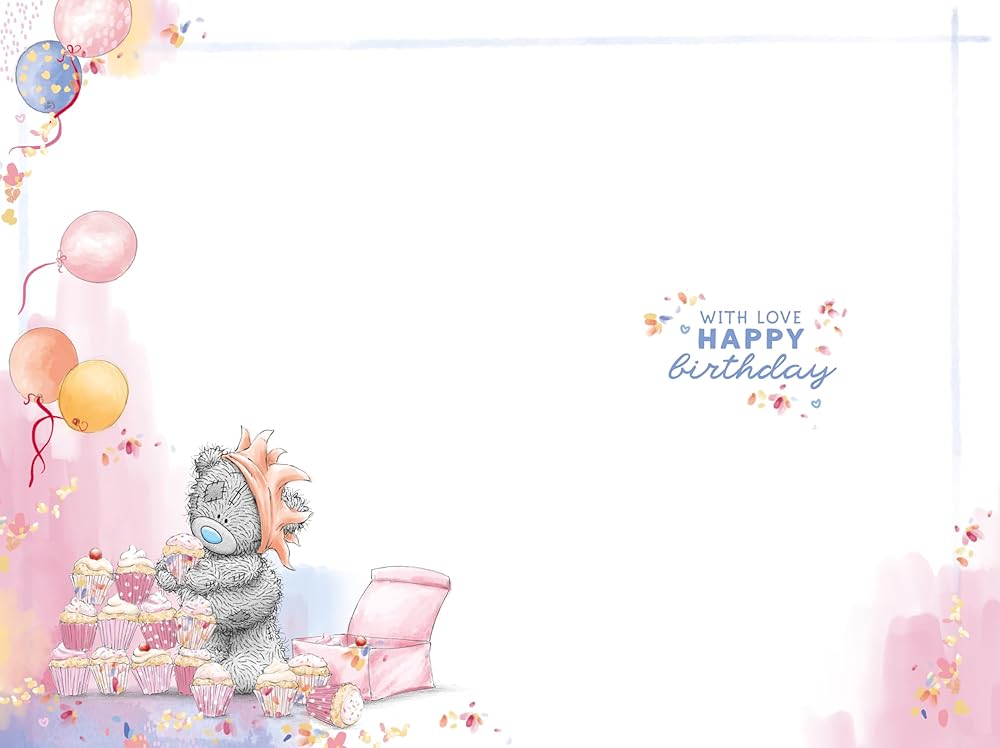 Bear Stacking Cupcakes Wonderful Auntie Birthday Card