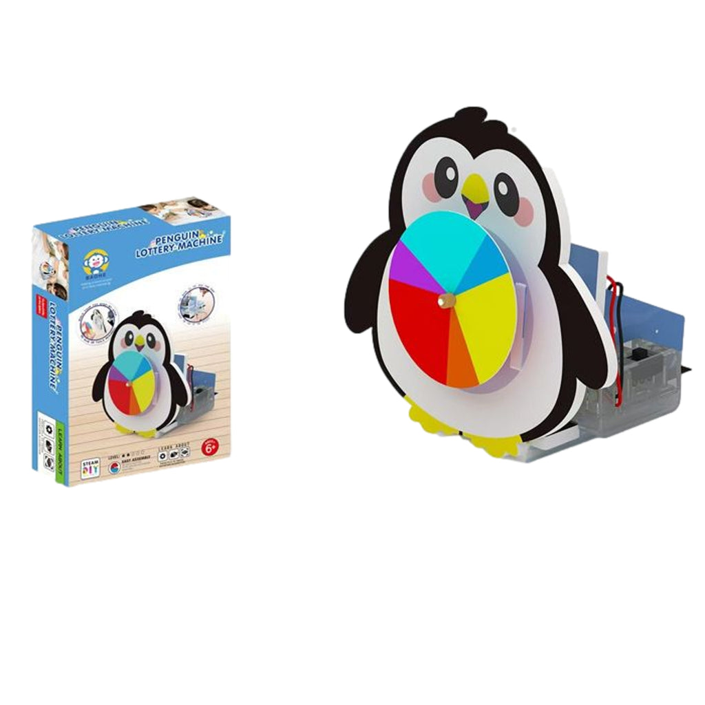 Penguin Lottery Machine DIY Stem Toy with Instruction Book– Choice ...