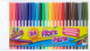 24 fine tip Fibre Colouring Pens