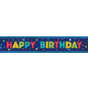 12ft Foil Peppy Birthday Banner