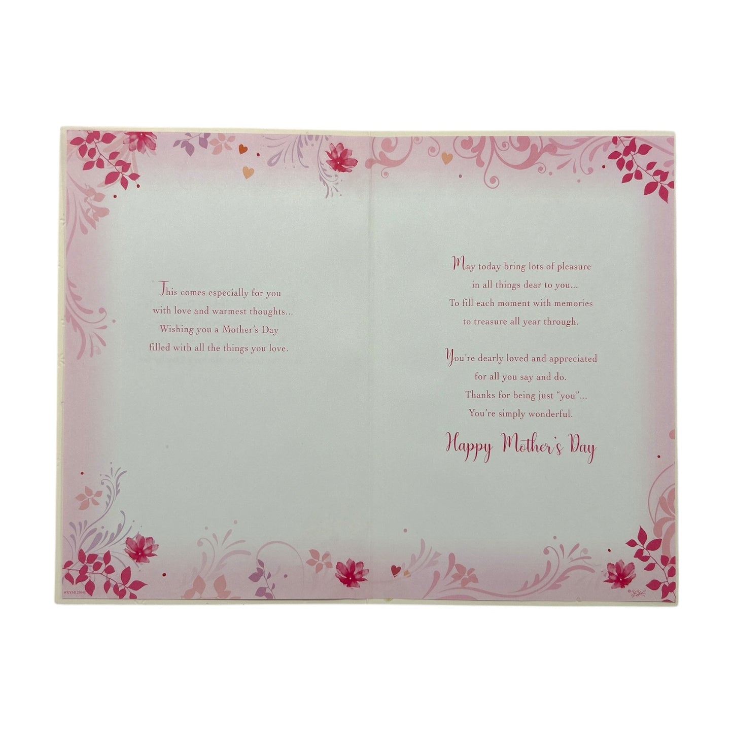 With Love to My Partner Floral Heart Design Keepsake Mother's Day Boxed Card