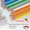 Pack of 12 7" Drawing Erasable Colouring Pencils Set