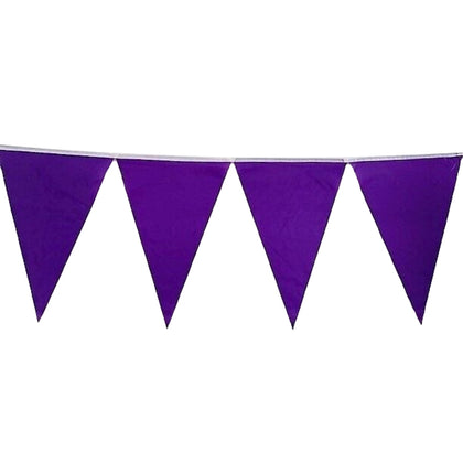 Purple Bunting 10m with 20 Pennants