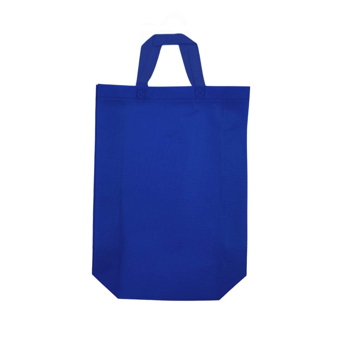 Pack of 25 Blue Coloured 30x38x10cm Non-Woven Bags with Handle