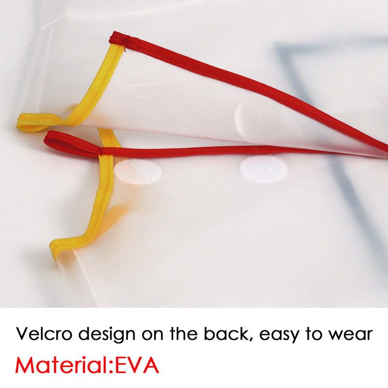 Pack 5 Waterproof Kids Art Aprons for Year 0 to 6 Long Sleeve for Painting and Crafts