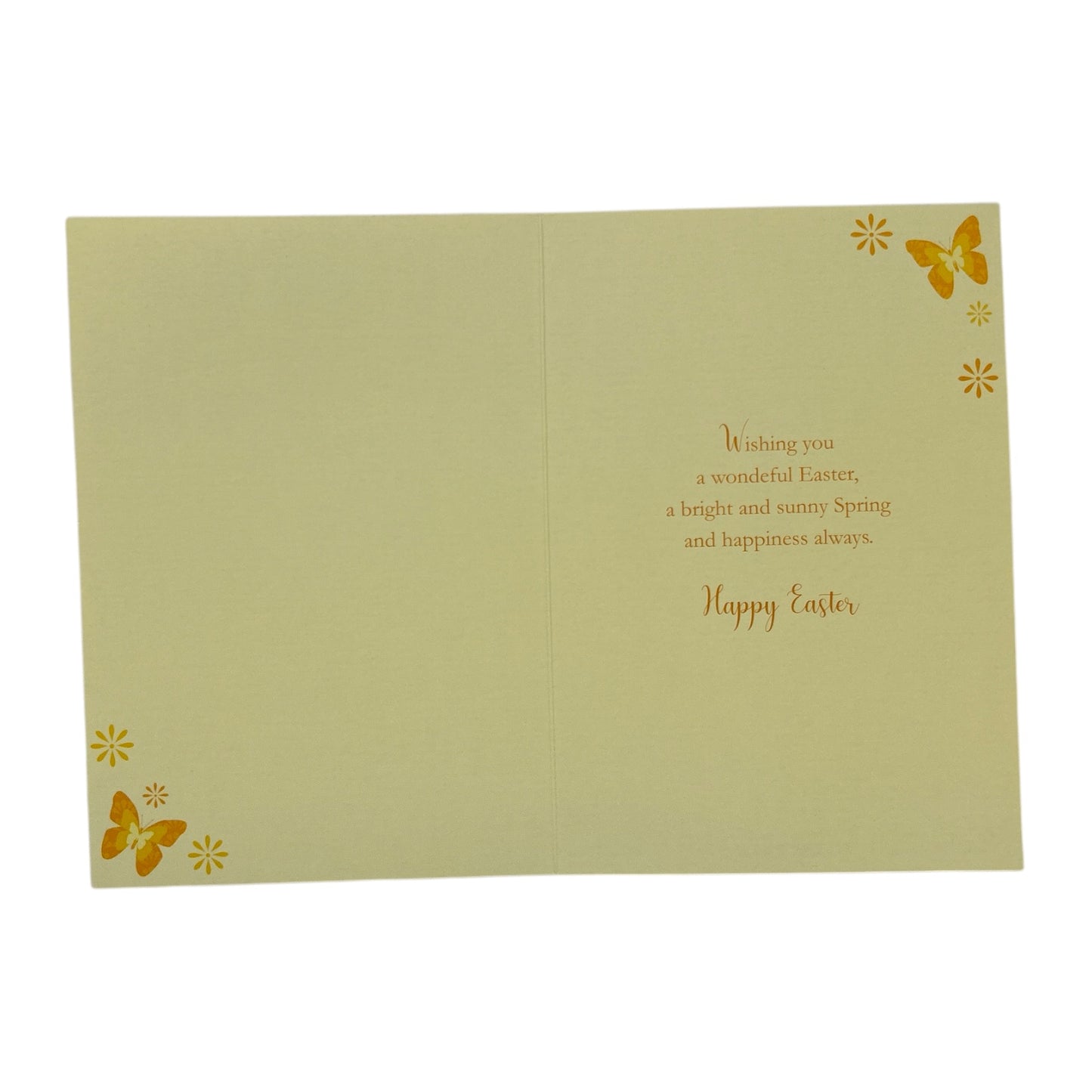 To All Of You Yellow Daffodil Flowers Design Easter Card