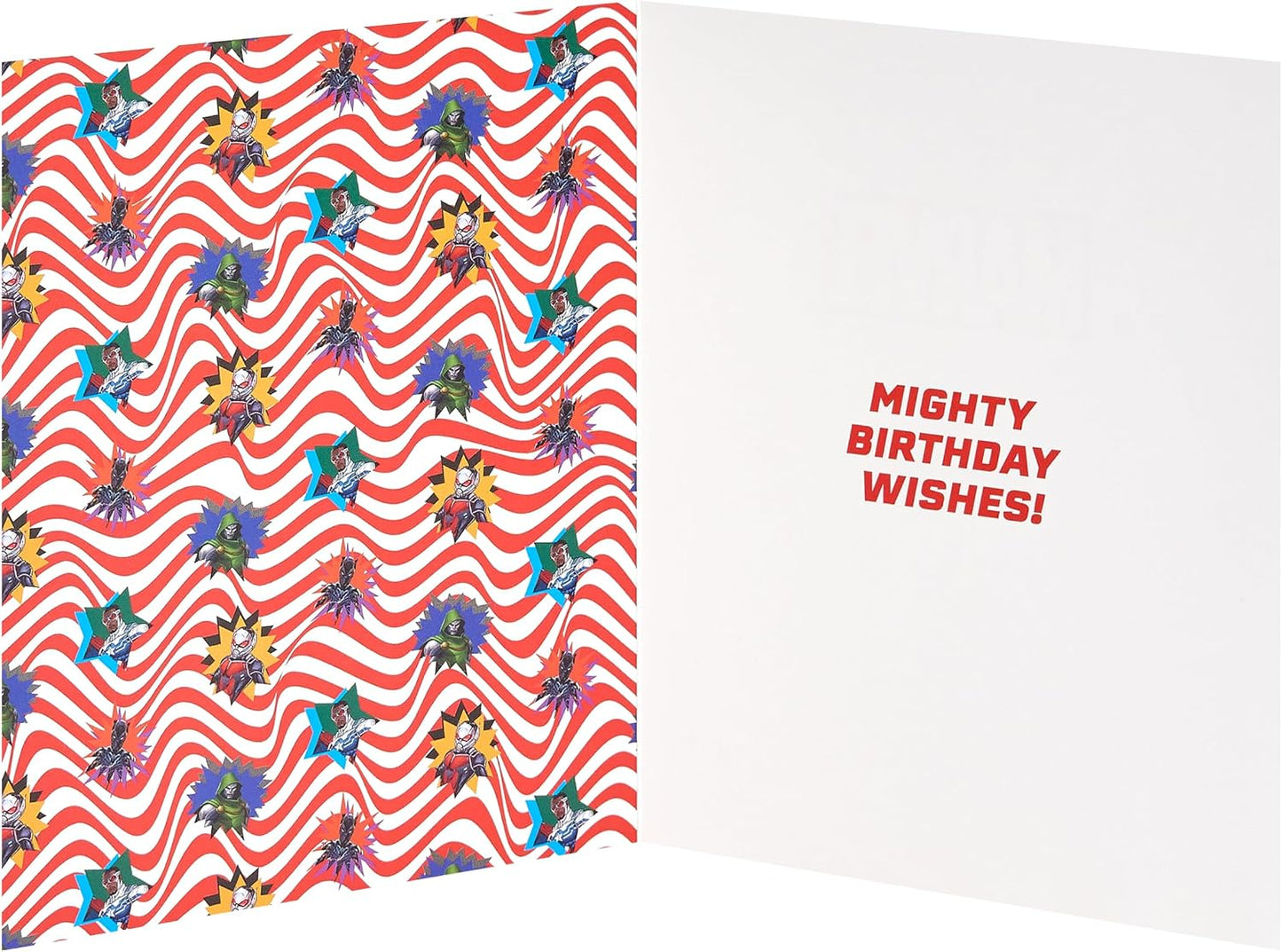 Marvel Avengers Design Kid's Birthday Card