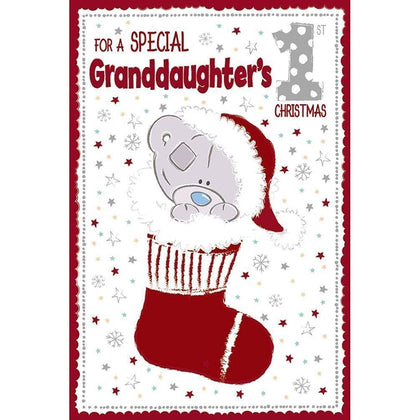 Special Granddaughters 1st Christmas Me to You Bear Christmas Card