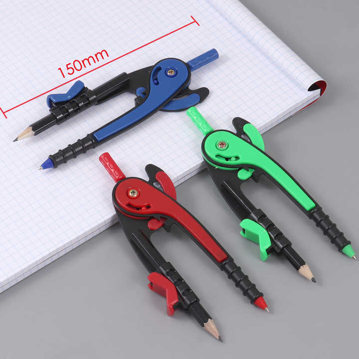 Single Safety Plastic Math Compass Divider