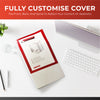 A4 White 1” (25mm) Presentation 2D Ring Binder with Fully Customisable Covers