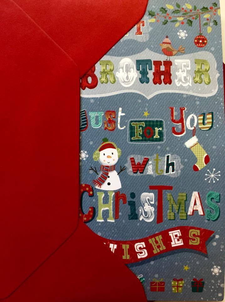 BROTHER - TRADITIONAL CHRISTMAS MONEY WALLET GIFT PRESENT CARD