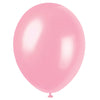 Pack of 8 Crystal Pink 12" Premium Pearlised Balloons
