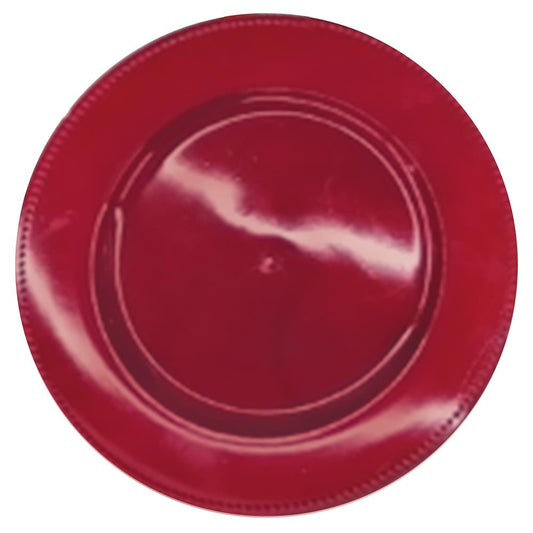 33cm Christmas Metallic Charger Plate