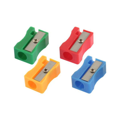 Pack of 24 Coloured Plastic Pencil Sharpeners