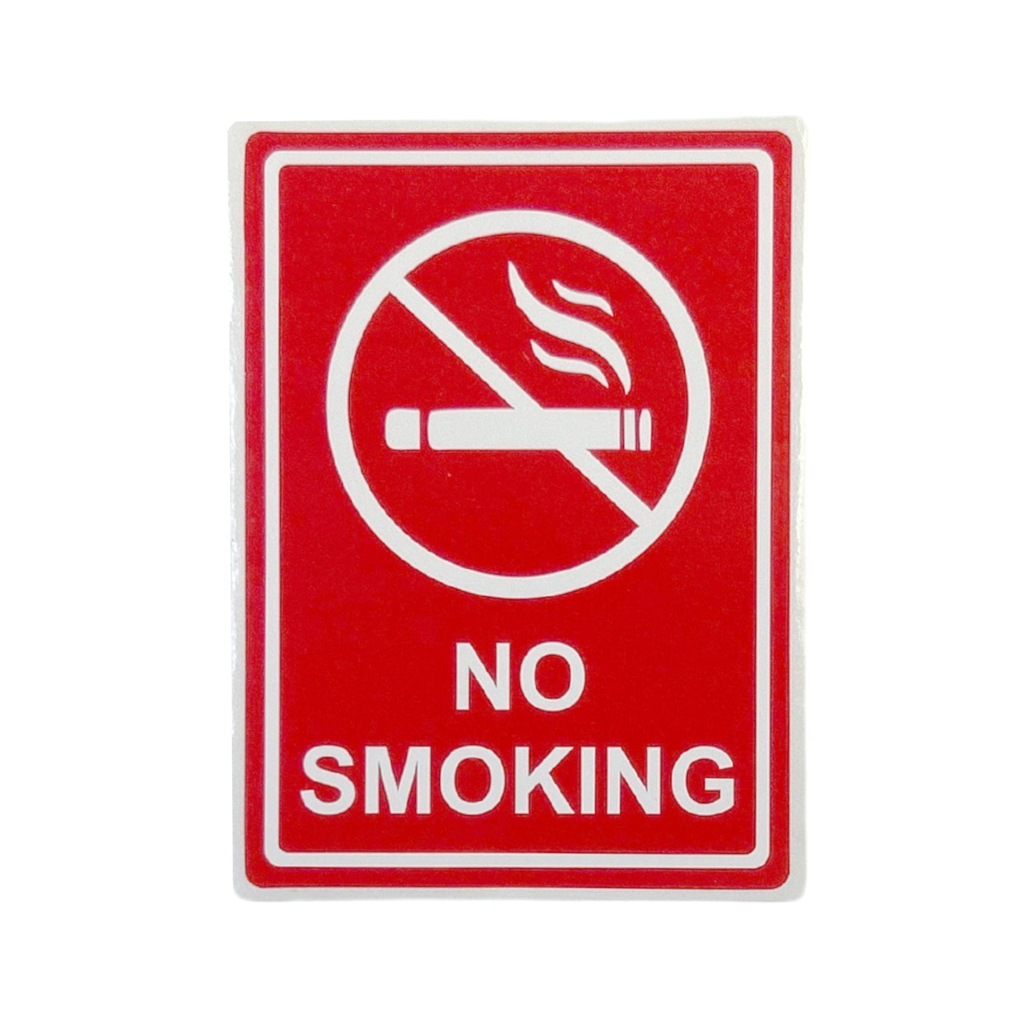 Pack of 3 No Smoking Self-Adhesive Labels 80x110mm