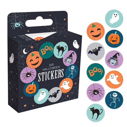 Box of 200 Halloween Stickers