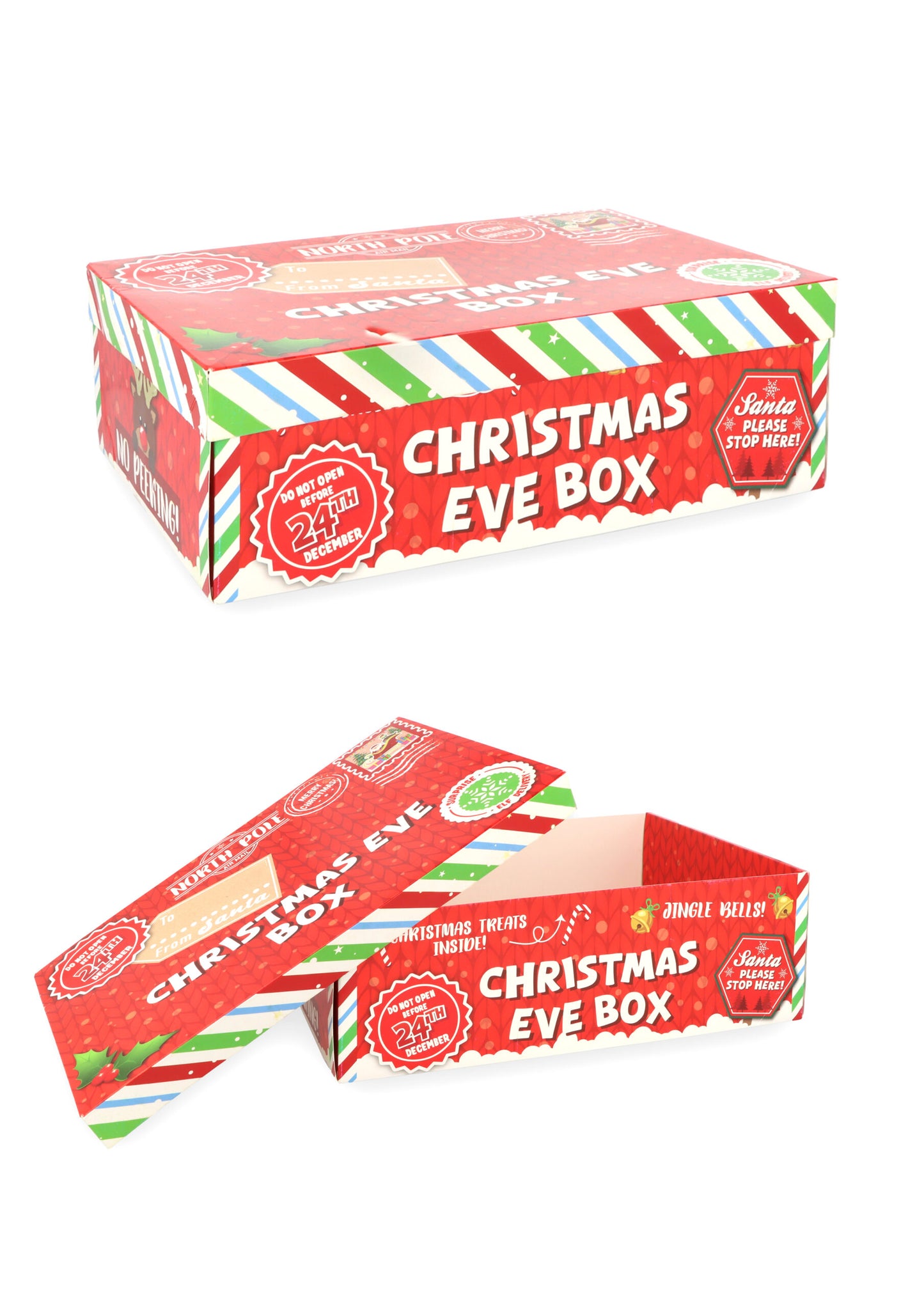 Pack of 6 Christmas Eve Boxes (26cm x 17cm x 8.5cm)