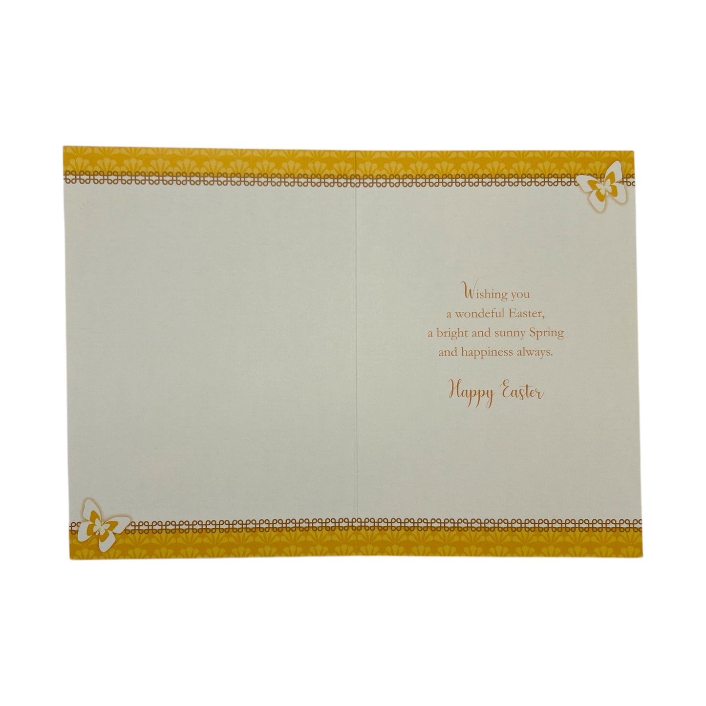 To All Of You White Daffodil Flowers Design Easter Card