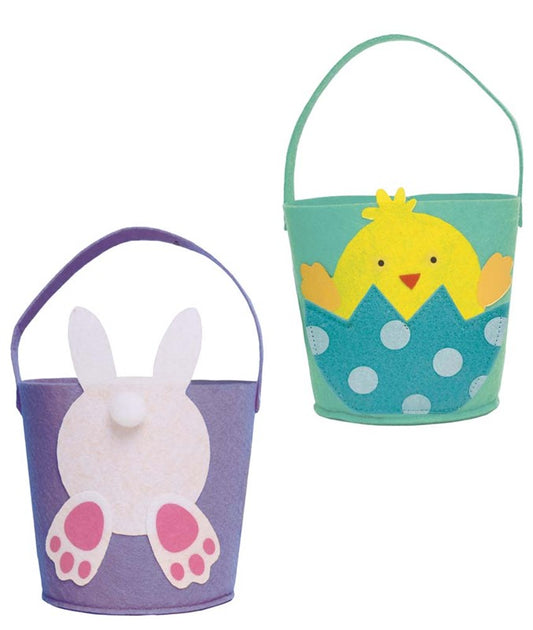 Single Easter Large Felt Bucket