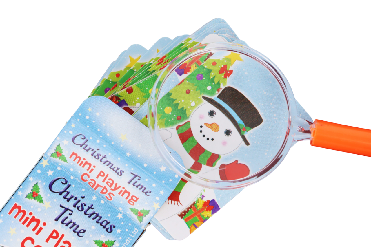 Mini Christmas Playing Cards 6x4cm