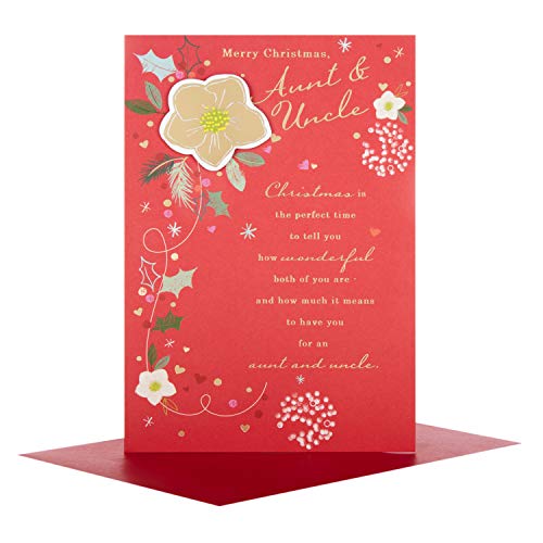 Aunt & Uncle Christmas Card "Festive Season"