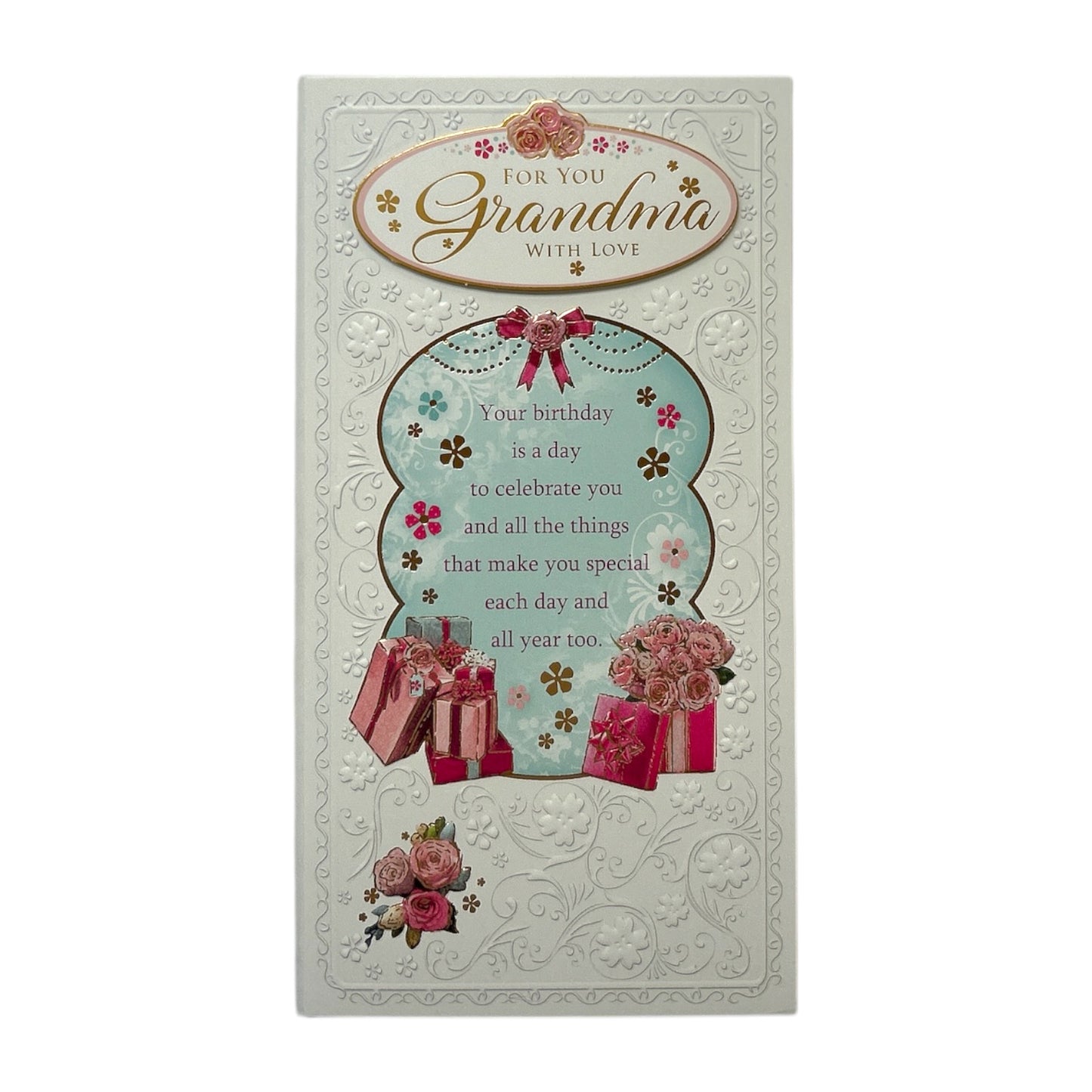 For Grandma Birthday Wishes Soft Whispers Card
