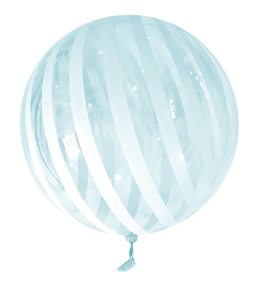Pack of 5 Blue Striped 18" Vortex Balloons