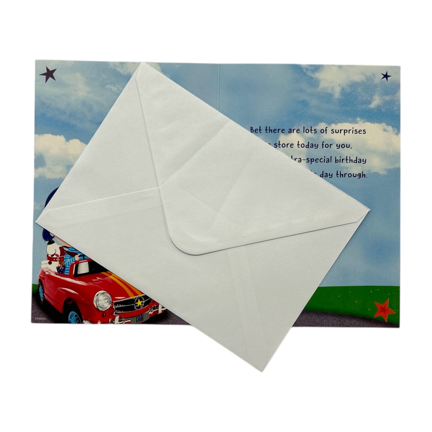 Trendy Pops Best Wishes Open Male Juvenile Birthday Card