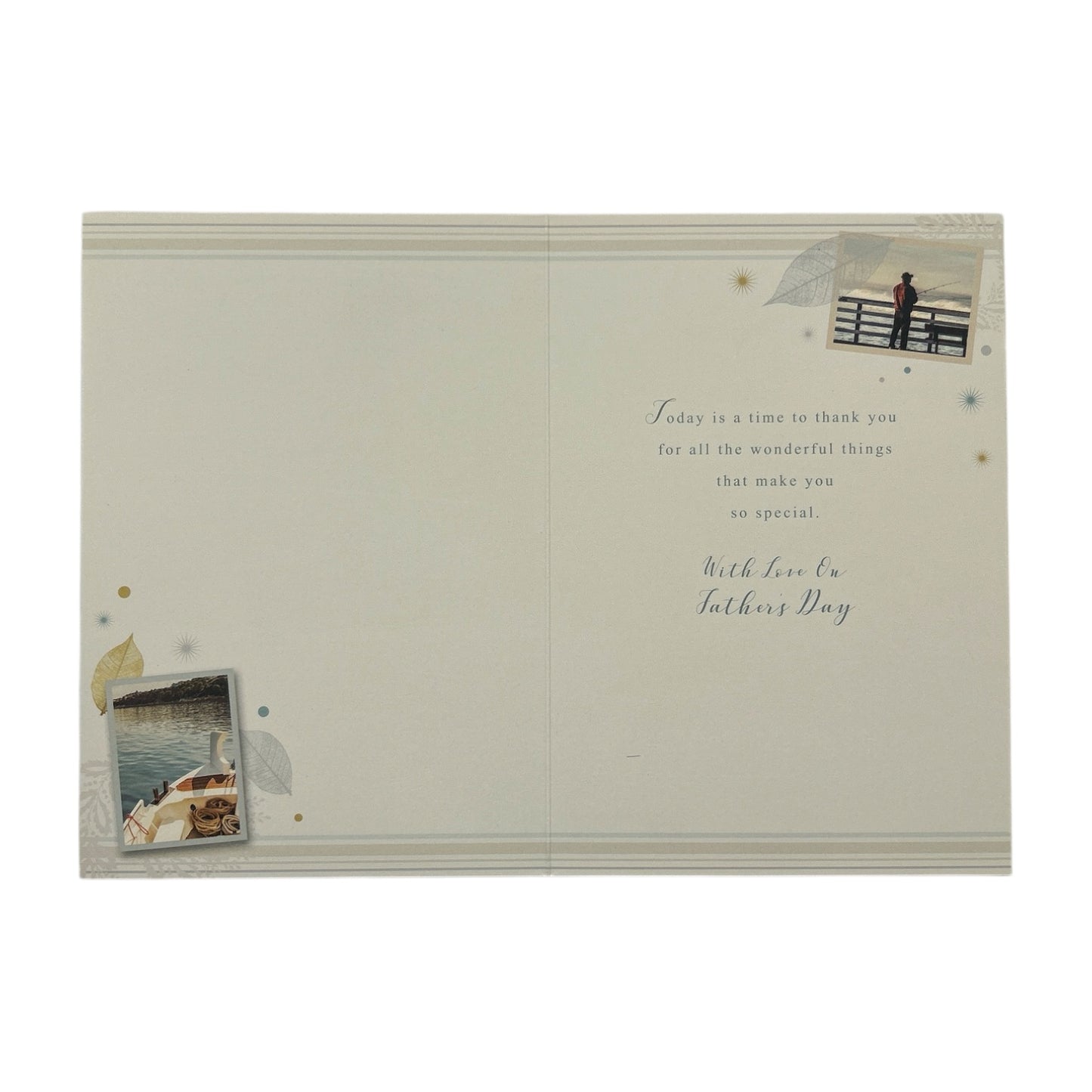 To Dad Just For You Photographic Design Father's Day Card
