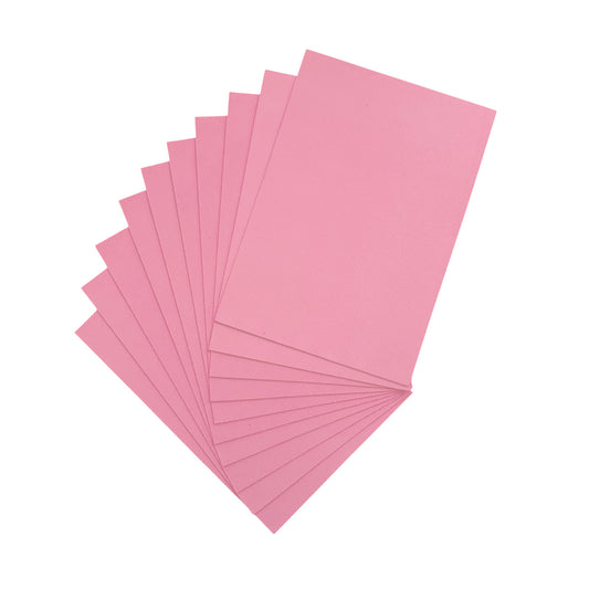 Pack of 50 A5 Pastel Pink Coloured EVA Foam Sheets