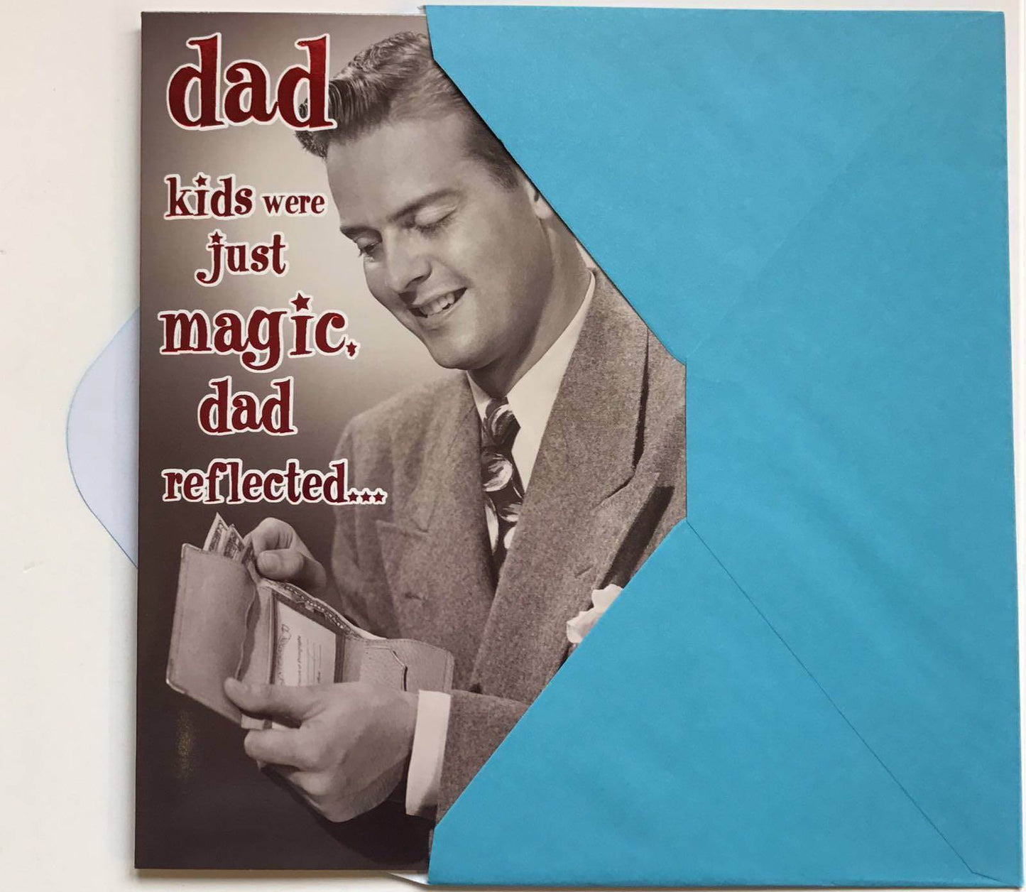 Dad's Magic Money Father's Day Humour Greeting Card