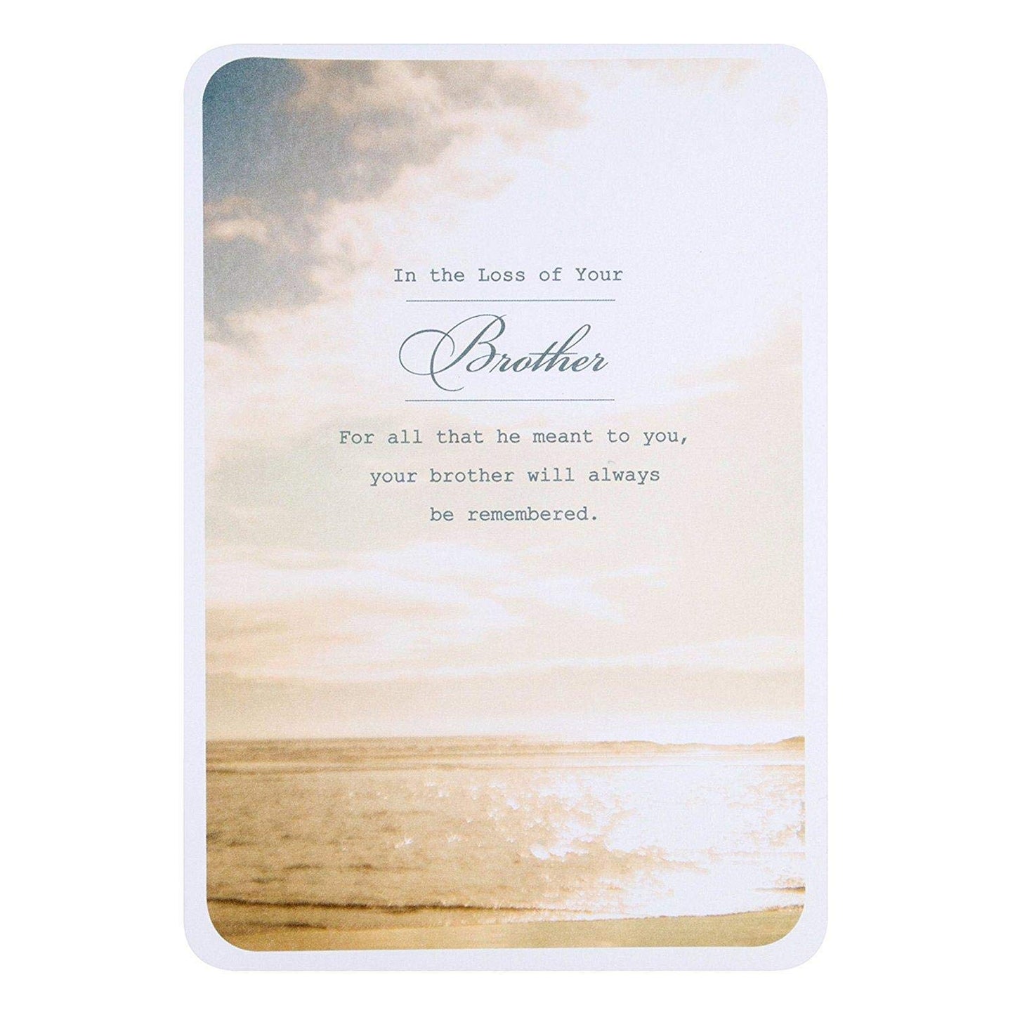 Sympathy Card 'Loss Of Your Brother'