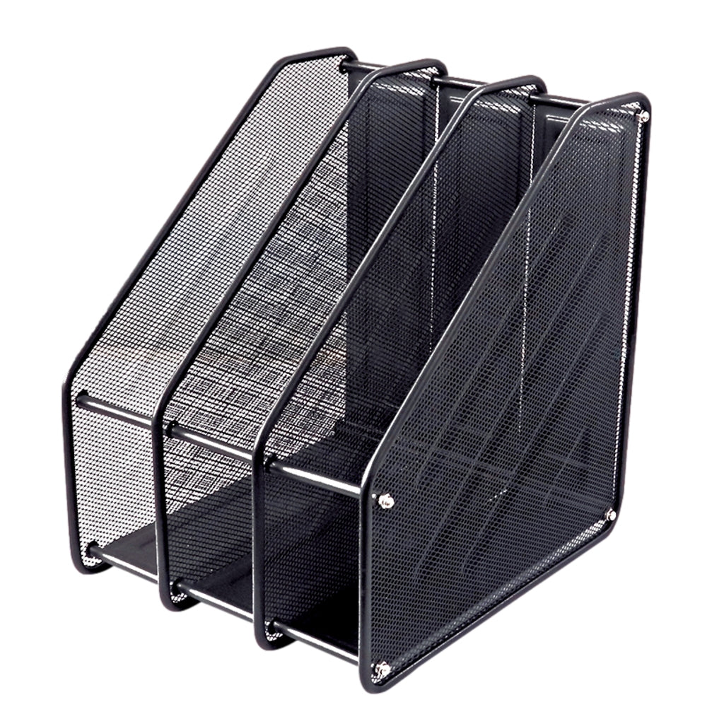 3 Compartment Wire Mesh File Holder – Choice Wholesale
