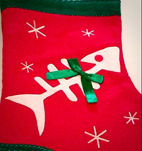 Cat 'Santa Claws' Christmas Stocking