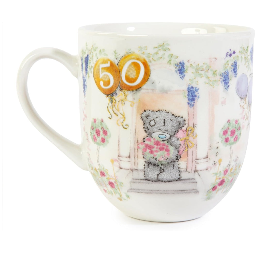 Me to You Tatty Teddy Luxury Bone China Mug in Satin Lined Box 50th Birthday Gift Signature Collection