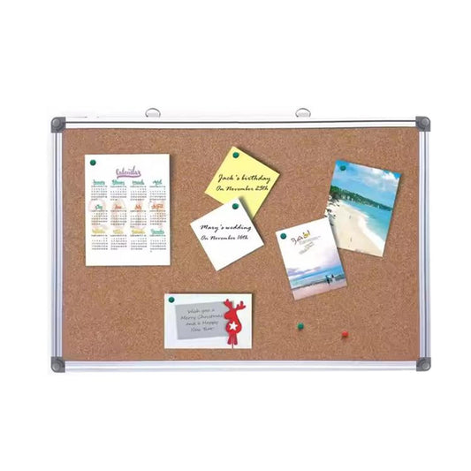 Aluminum Framed Bulletin Cork Board 90 x 120cm