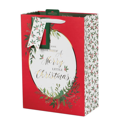Pack of 6 Merry Berry Design Christmas Large Gift Bags