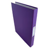 Pack of 10 A4 Purple Paper Over Board Ring Binders by Janrax