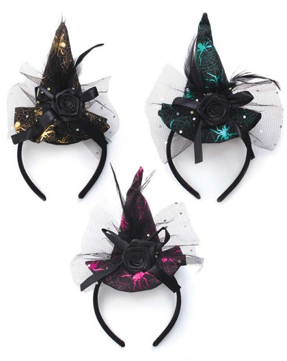 Single Halloween Witches Hat Headband