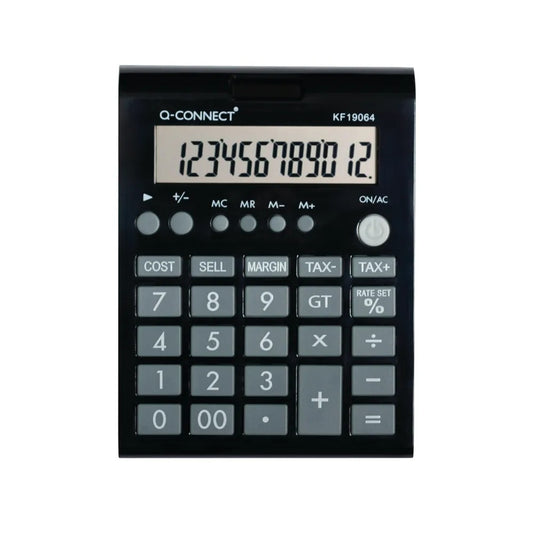 Q-Connect Semi-Desktop Calculator 12-Digit
