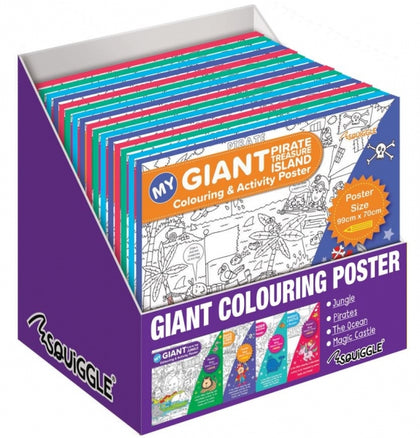 Single 99 x 70cm Giant Colouring Poster