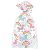 Pack of 20 Rainbow & Unicorn Cellophane Bags